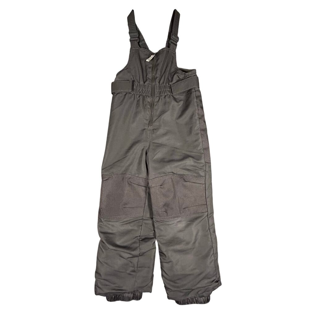 Cherokee Snow Bib Fleece Overall One-Piece‎ Jumpsuit Charcoal Toddler's Size 4T